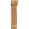Ekena Millwork Traditional Slat Rough Sawn Bracket w/ Offset Brace, Western Red Cedar, 6"W x 24"D x 28"H BKT0604X24X28TRA06RWR - alternate 3